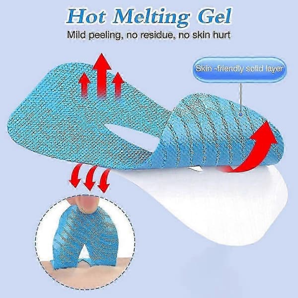 Munntape for anti-snorking, anti-munnstrimler for mindre munnpusting, lindring, søvnforbedring 30PCS Blue