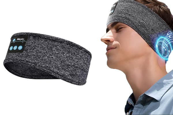 Musiksovmask och öronproppar