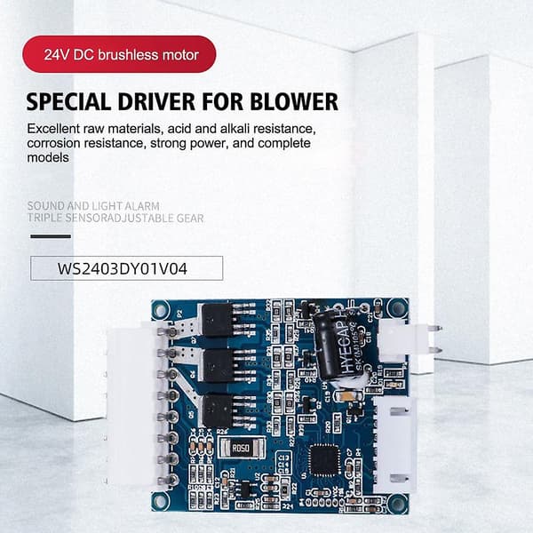 WS7040-24-V200N 24V borstlös fläkt dedikerad drivmotorkontroller