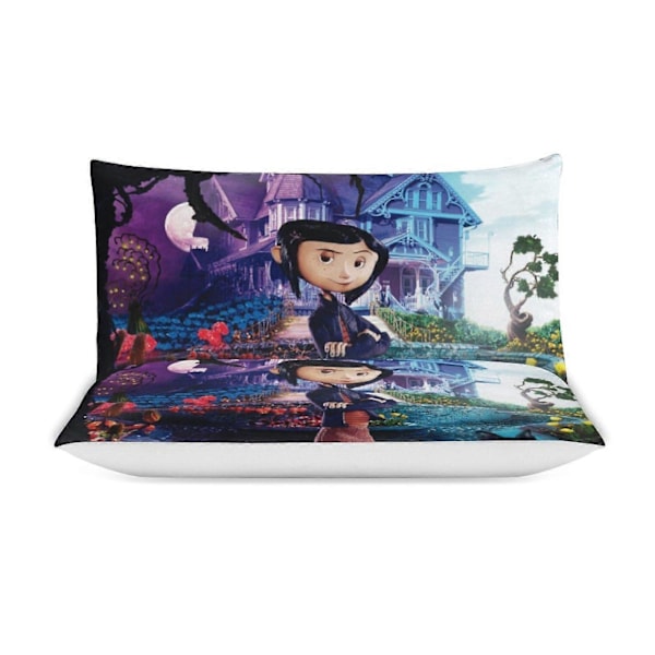Coraline 3 stk. Sengesæt Åndbart Dynebetræk med 2 Pudebetræk Blødt Helårs Sengesæt hn8 200x200cm 78x78in
