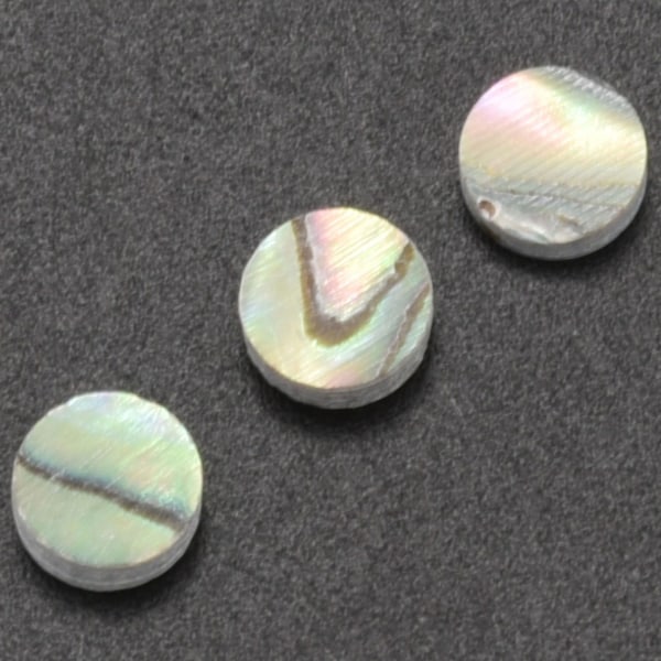 12 st Nya Zeeländska Abalone Luthier Dots Inlay 6mm Band Markör För Gitarr Ukulele Bas