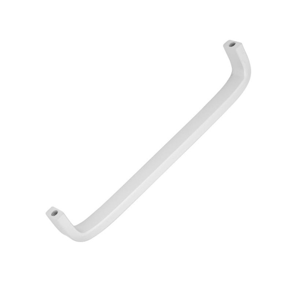 Håndtak i aluminiumslegering, sølv, solid, til skap, enkel møbeldør (192 mm)