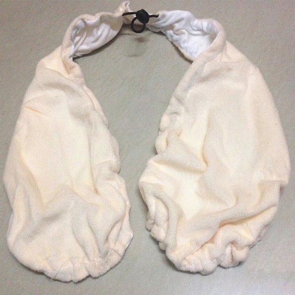 Naisten Tata-pyyheliivit Crop Neck Wrap Alusvaatteet Kiinteä Sametti Polyesteri A Beige S