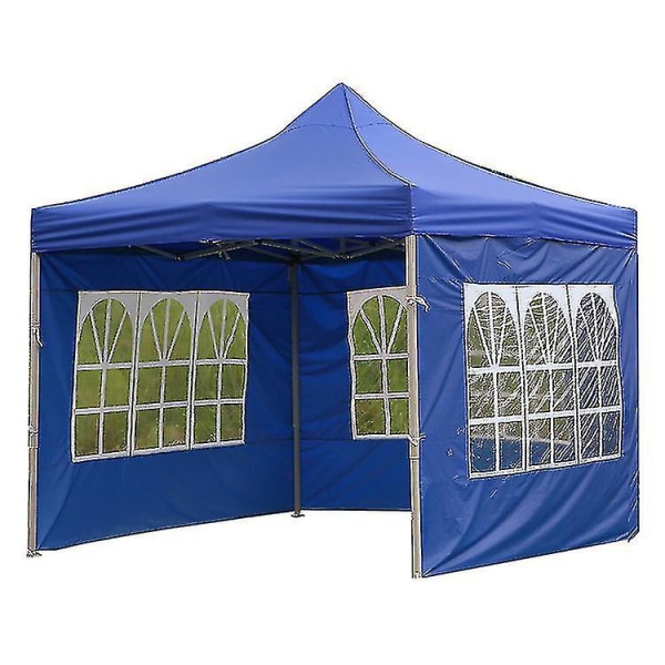 Garden Oxford Gazebo Marquee Party Tent Collapsible Waterproof Outdoor Surround Cloth Tent( Blue )