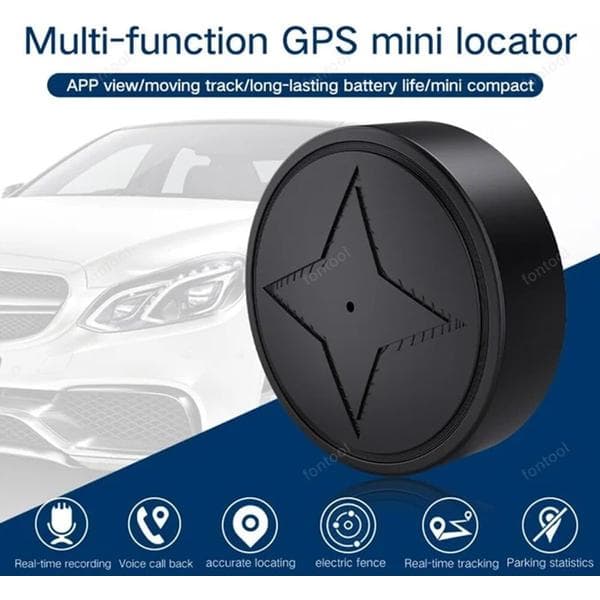 Vehicle Tracking Device - No Subscription Required, Strong Magnetic Anti-Loss Tracking Function, Real-time Location with Free App - Perfect