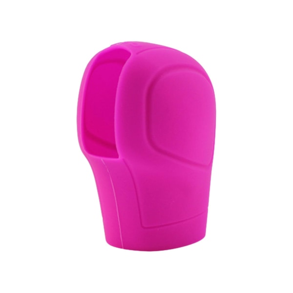 Biltillbehör Cover, Elastiskt silikon Cover, Universal Antl-slip Autoknopp Gear Stick Protecto Hot Pink