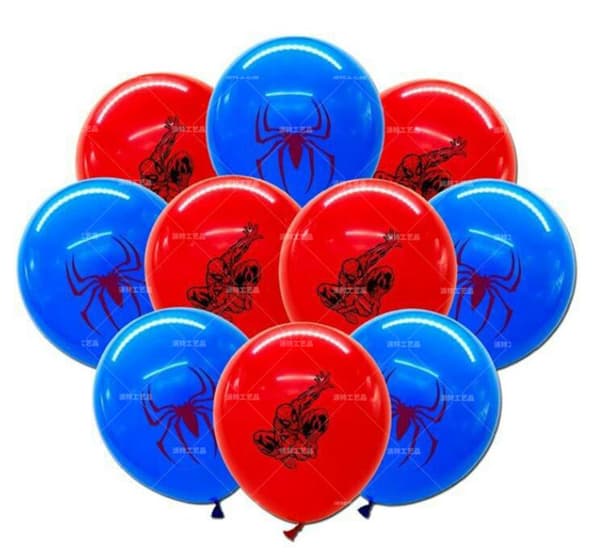 Spider-Man Barnkalas Ballongbåge - Happy Birthday Party