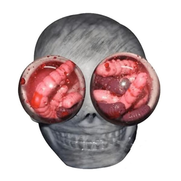 Skull Monster Gothic Fidget Legetøj Squeeze Balls Slip Stress Relief Festdekoration Gray