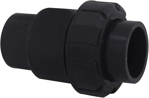 32mm Kulventil i PVC för Vatten, Backventil, Backflödesförhindrare, Simbassängsventil (innerdiameter 3