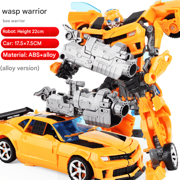 Transformers Robot Actionfigur Autobots - Legeringsleksaksmodeller - Den Bästa Gåvan för Barn Wasp Warrior