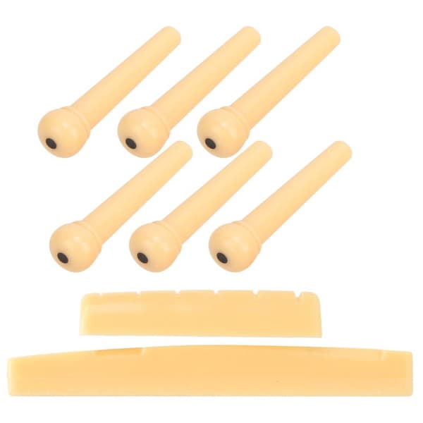 Akustisk gitarpinner, gitarbensadel, gitarbensmutter, reservedeler og verktøy 0.1