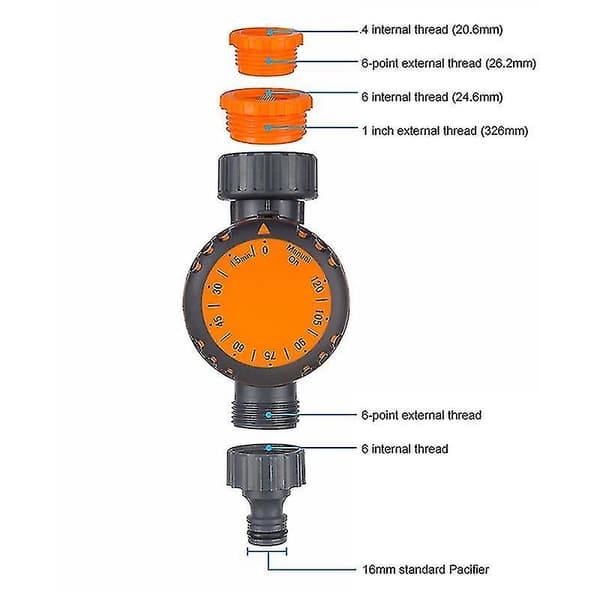 Automatisk vandingssystem Mekanisk timing sprinkler system Hane Smart Irrigation Bd