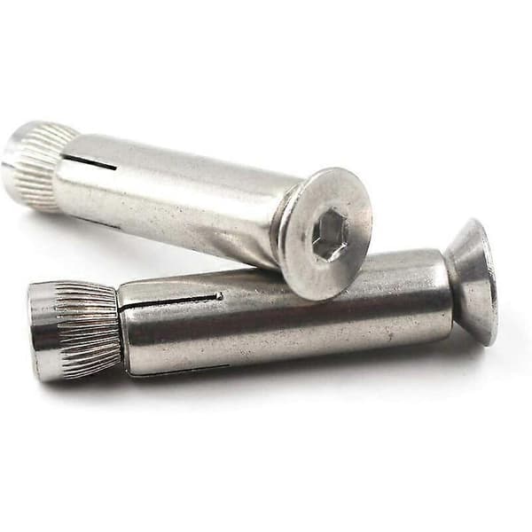 5-pak M8 x 70mm Hex Ekspansionsbolte 304 Rustfrit Stål