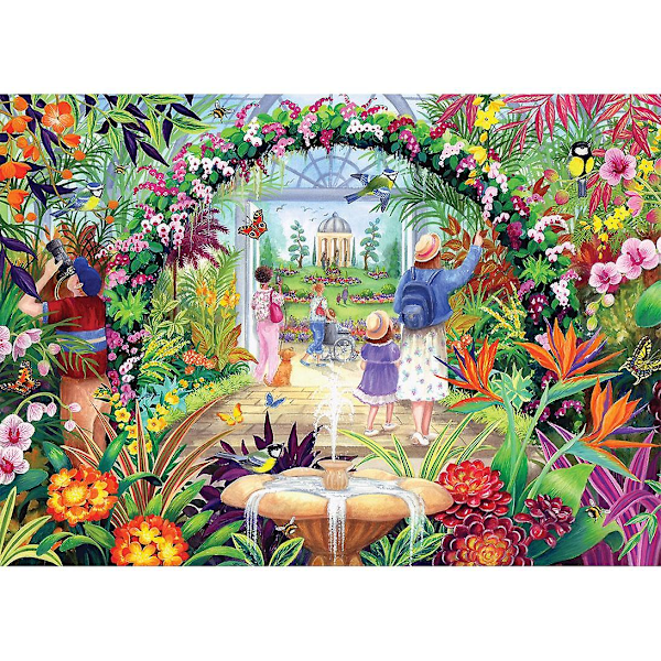 Gibsons Botanical Blooms Puslespil (1000 brikker) 1000 Pieces