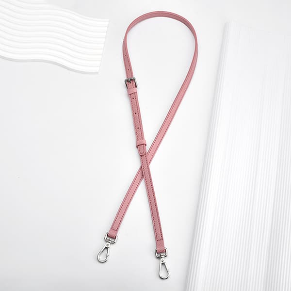 1 Set Väskrem för Mini Punch-Free Läder Axelrem lake blue
