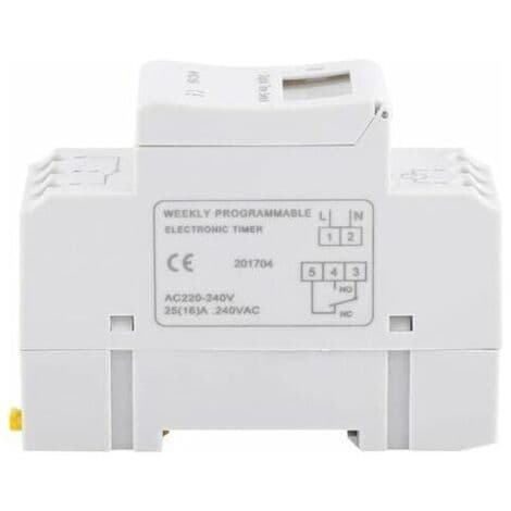 LCD Timer Ukentlig Elektrisk Timer Programmerer Digital Timer Bryter 15A (220V).pa