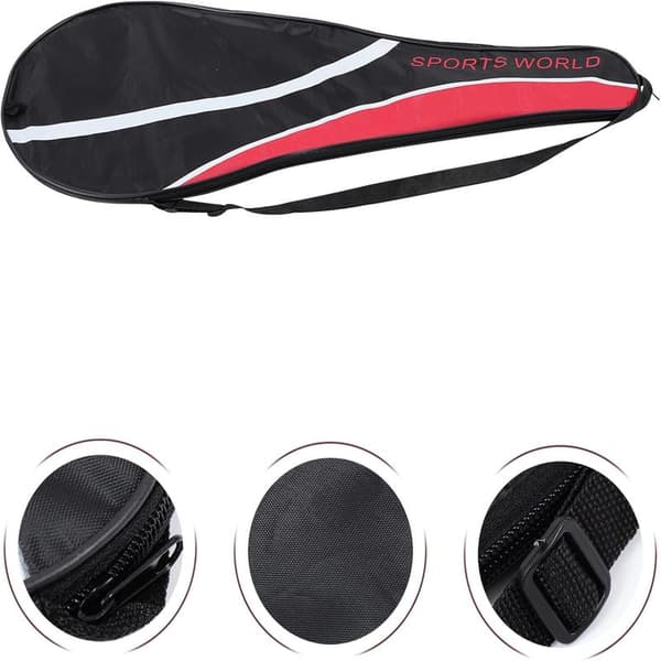 Badmintonracketfutteral, Badmintonracketfutteral Skulderveske Vanntett Badmintonracketveske for Menn Kvinner Ungdom