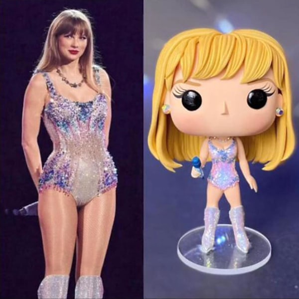 Taylor Swift Samlarfigur i Vinyl, Karaktärsstaty, Samlargåva, Eras Leksaker för Fans