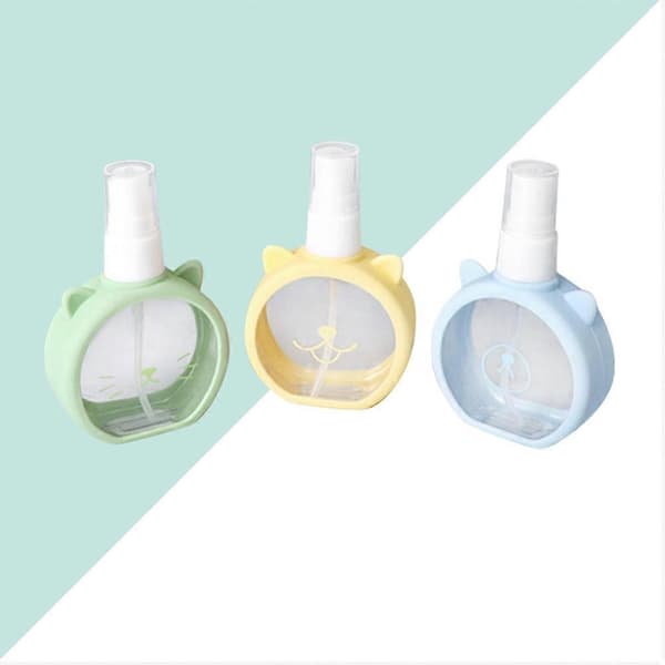 Fina sprayflaskor Bärbara sprayflaskor för förvaring 3-pack