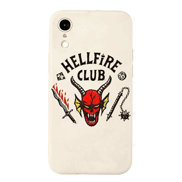 Stranger Things Mobiltelefonfodral Mjukt Skal Passar till Iphone 11/12/xr White (XR)
