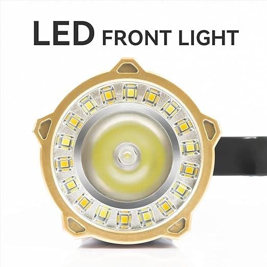 LED-taskulamppu USB-ladattava, erittäin kirkas taskulamppu