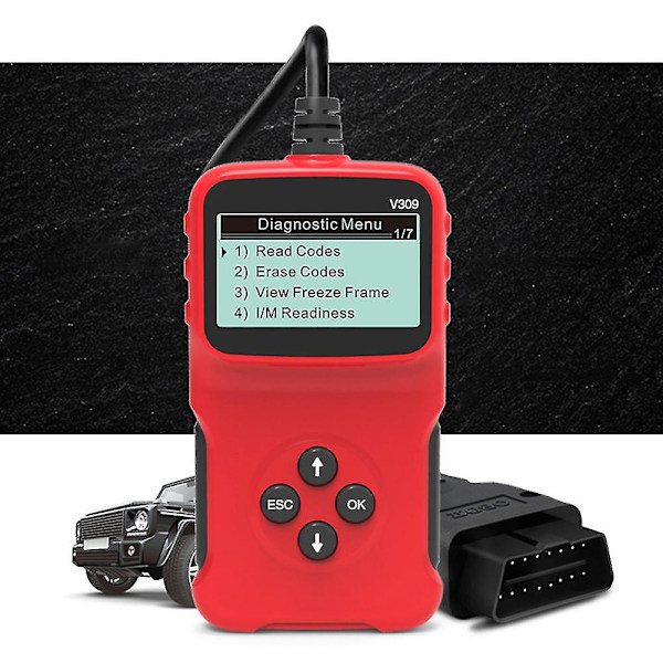 V309 Auton vikakoodinlukija Obd Obd2 Elm327 vikakoodinlukija