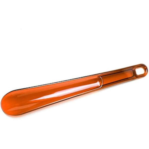 Kenkälusikko, jolla ei tarvitse kumartua, pitkävartinen kenkälusikko (väri: läpinäkyvä ruskea, koko: pituus: 26 cm) 2 kpl