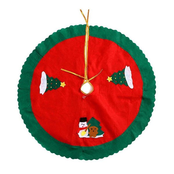 Pyöreä joulukuusen hameen cover Joulun lumiukko Lattianpäällinen Kotikauppa Joulukoristeita Lahja