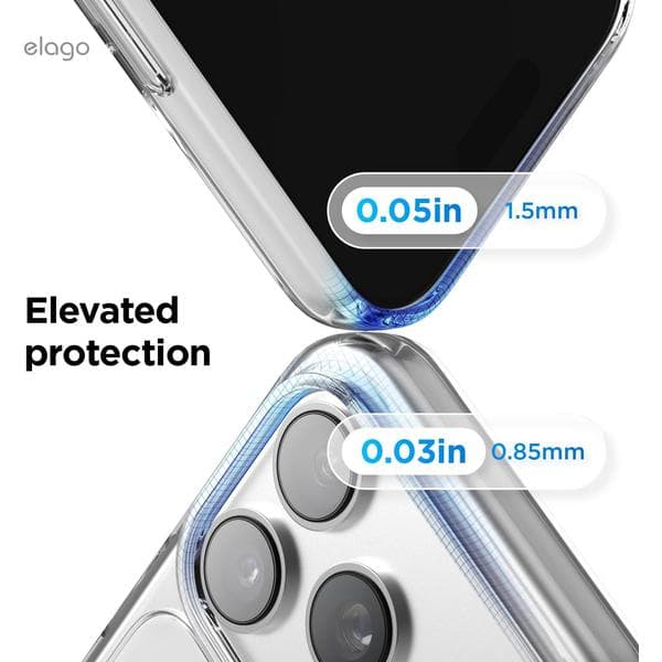 iPhone 17 Pro Case, Crystal Clear Case, Technology, Ultra-Thin, Raised Camera Protection, Durable Scratch-Resistant, Shockproof Protective Case