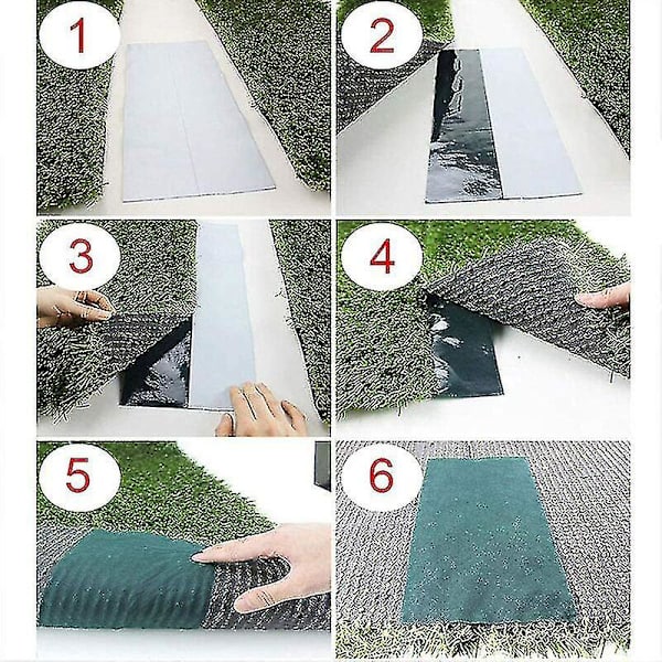 10m X 15cm itseliimautuva nurmikonauha, mattonauha, keinonurmen sauma-nauha, liimautuva nurmikkomatonauha, vihreä kiinnitysnauha, nurmikon sauma-nauha