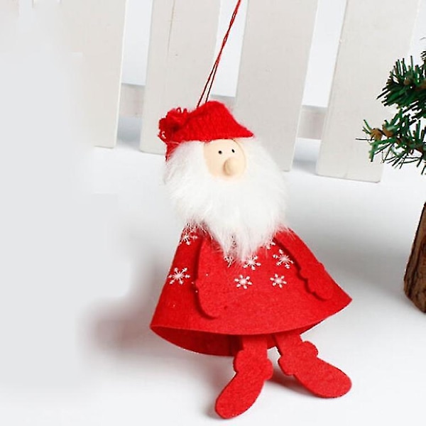 2 kpl Luovia Joulukuusen Ripustuskoristeita Snowflake