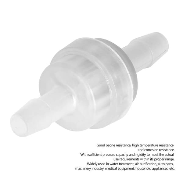 5mm Plastic Check Valve Water Purification 5-pack