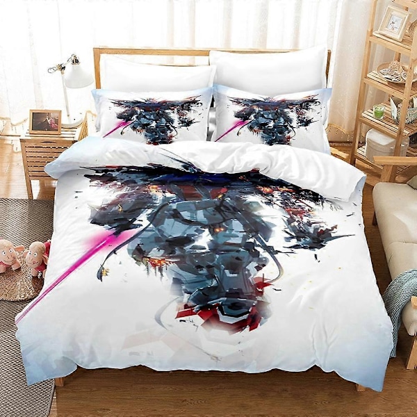 v4757 Sängkläder GUNDAM Robotar Sängset Pojkar Gåva Påslakan Storlek Sängkläder IU4757 135x200cm 53x78in