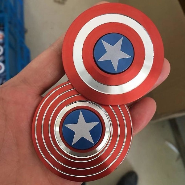 Punainen Captain America Fidget Spinner