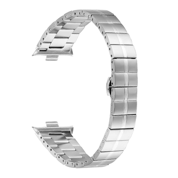 Rem for Xiaomi Smart Band 8 Pro Smartwatch Armbånd Hardt Rustfritt Stål Slank Håndleddsbånd Silver