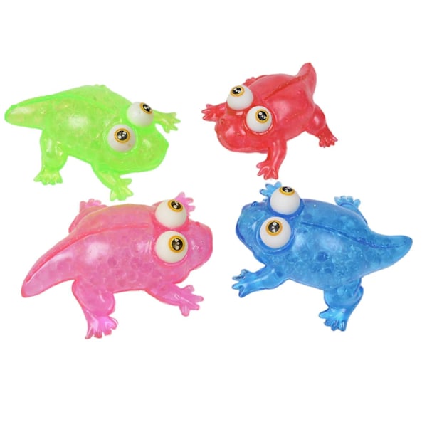 Squishes klämboll - Stora ögon krokodil - Mjuk TPR - Flexibla druvkulor - Avlastningstryckboll - Djur Fidget - Stressavlastning - Trickleksak - Barnpresent