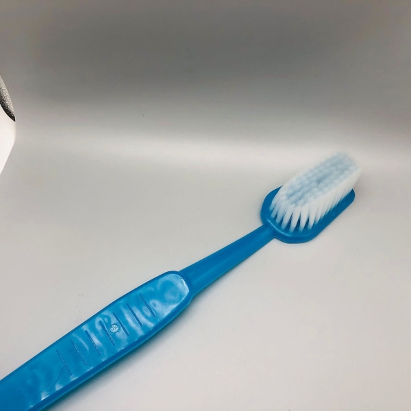 Kæmpe tandbørste rekvisit store tandbørster stor børste overdimensioneret tandbørste festdekoration Sky-blue 39.5X5.1X3.8CM