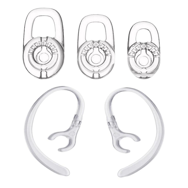 10x Silikonöronskydd med 360 graders roterande öronkrok för Plantronics M70