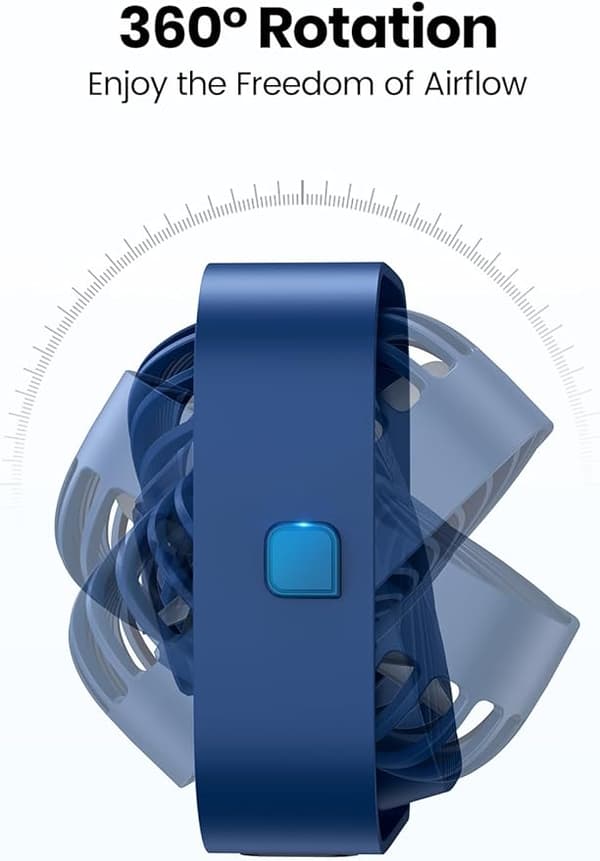 Bordventilator 2-pak Mini Personlig Bærbar Ventilator