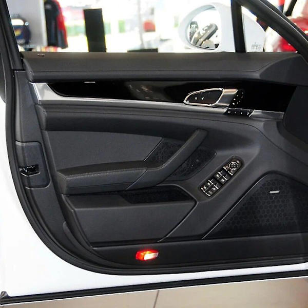 2 kpl Led-auton logon ovenvaloja Porsche Panamera 970 971 2010 - 2014 2015 - 2023 Tervetuloa-lamppu Ghost-lamppu Tarvikkeet Black