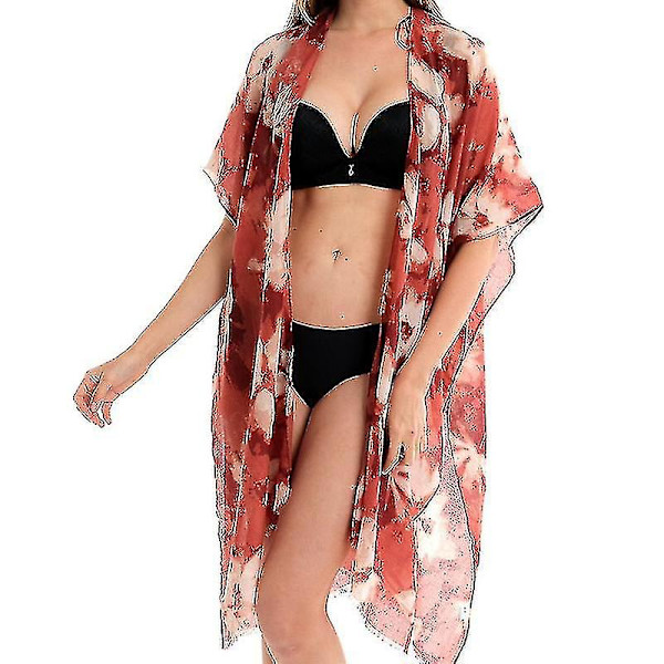 Utomhus strandbikini cover-up solskyddskläder