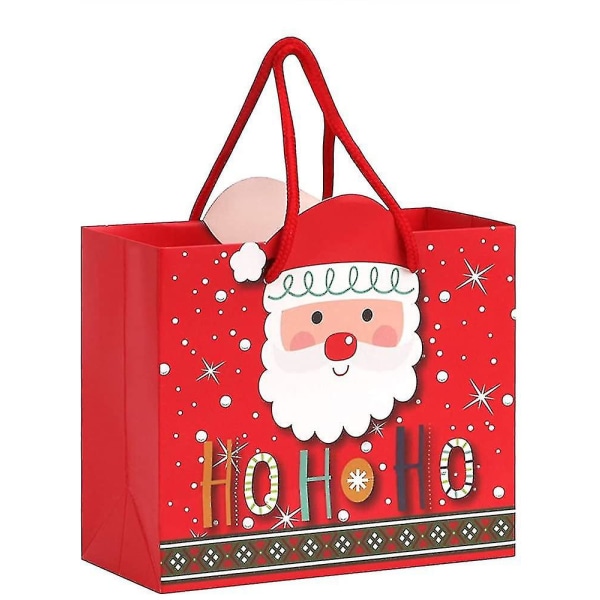 10 Julegaveposer med håndtag Gavepose Julemand Snemænd Gavepose
