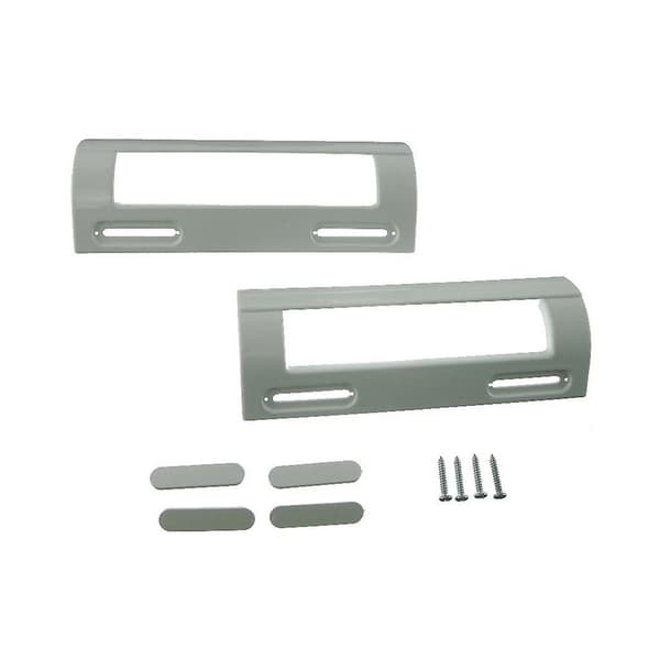 2 x Logik Universal Hvid Køleskabs- og Fryser Dørhåndtag 80mm-150mm null null none