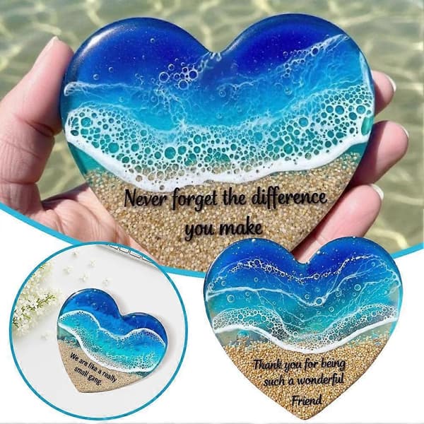 Ocean Pocket Heart Unik present för att uttrycka omsorg D/1pcs