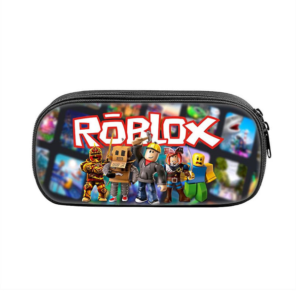 Cartoon Roblox Game Print Penalhus Stationær Opbevaringspose Taske Til Børn Drenge Piger C