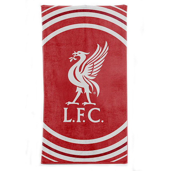 Liverpool FC Pulse kylpypyyhe punainen/valkoinen Red/White 140cm x 70cm