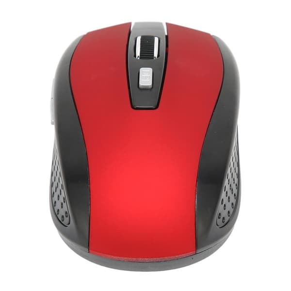 Mini Wireless Mouse 2.4GHz 3 Levels DPI Adjustable Wide Compatibility Mini Matte Texture Computer Accessories Red