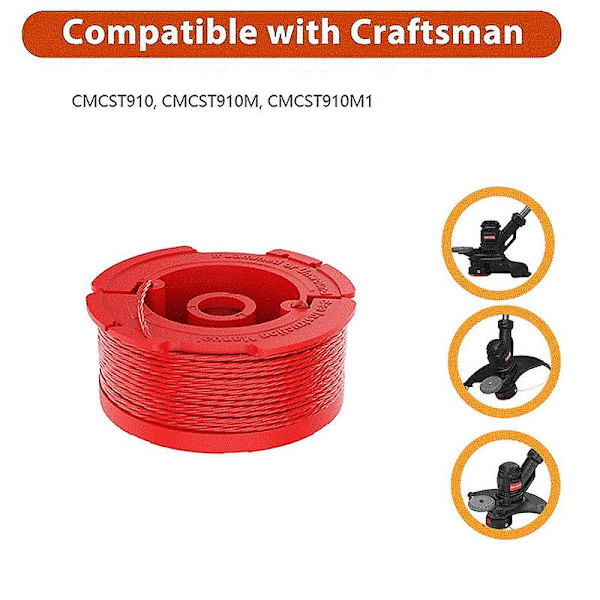 8 kpl Craftsman CMCST910 / CMCST910M / CMCST910M1 ruohonleikkurin 20ft / 6.1m linakelat, CMZST080 DC