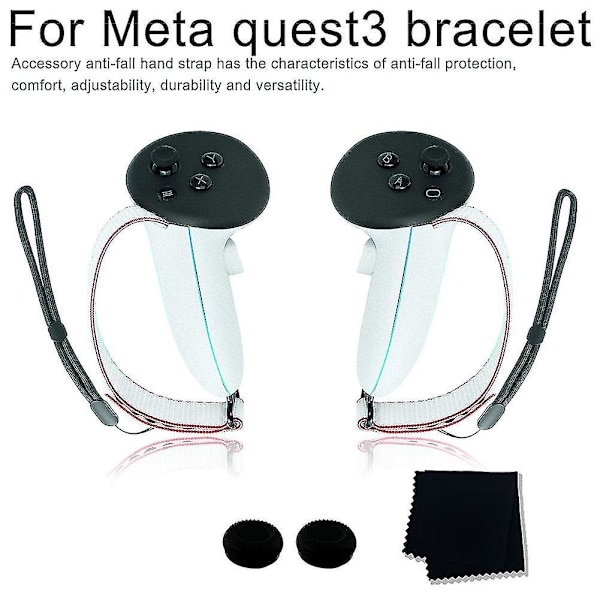 För Meta Quest3 VR-headset med 10000mah batteripack Elite huvudband
