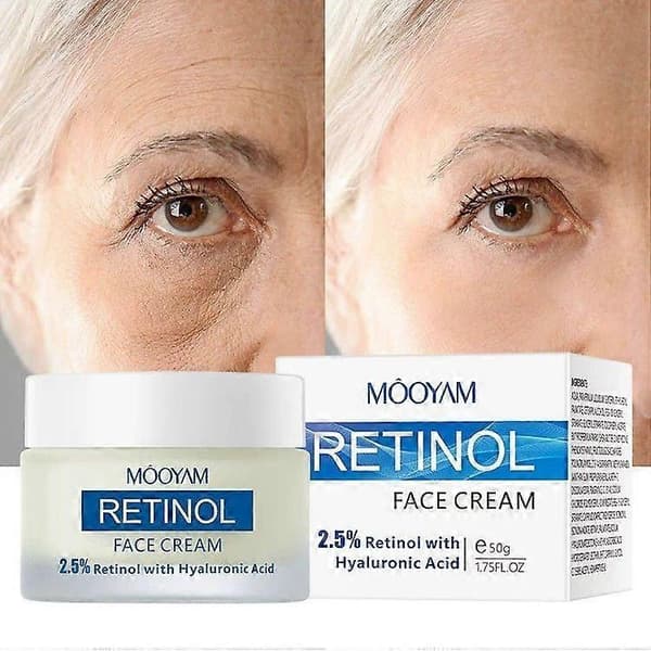 MOOYAM Hydrating Retinol Ansiktskräm, Närande Fuktighetskräm för Matt Torr Hud